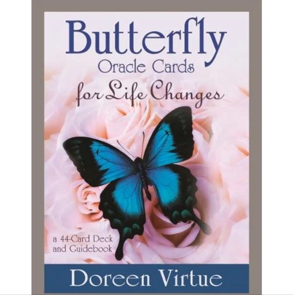 Butterfly Oracle Cards for Life Changes 44 Card Deck & Guidebook Doreen Virtue